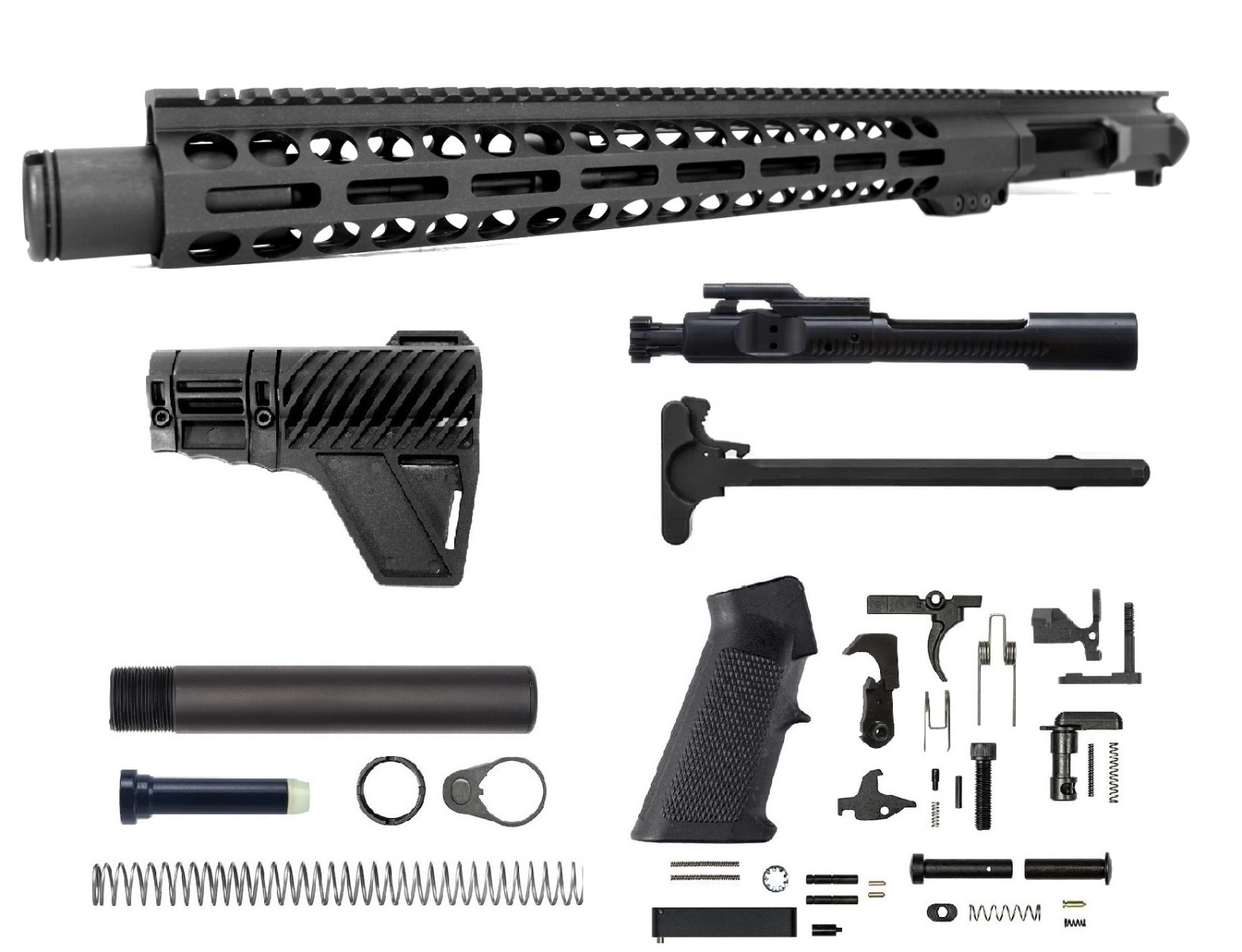 13.7 inch 5.56 NATO Left Hand AR Upper Kit | Pro2A Tactical