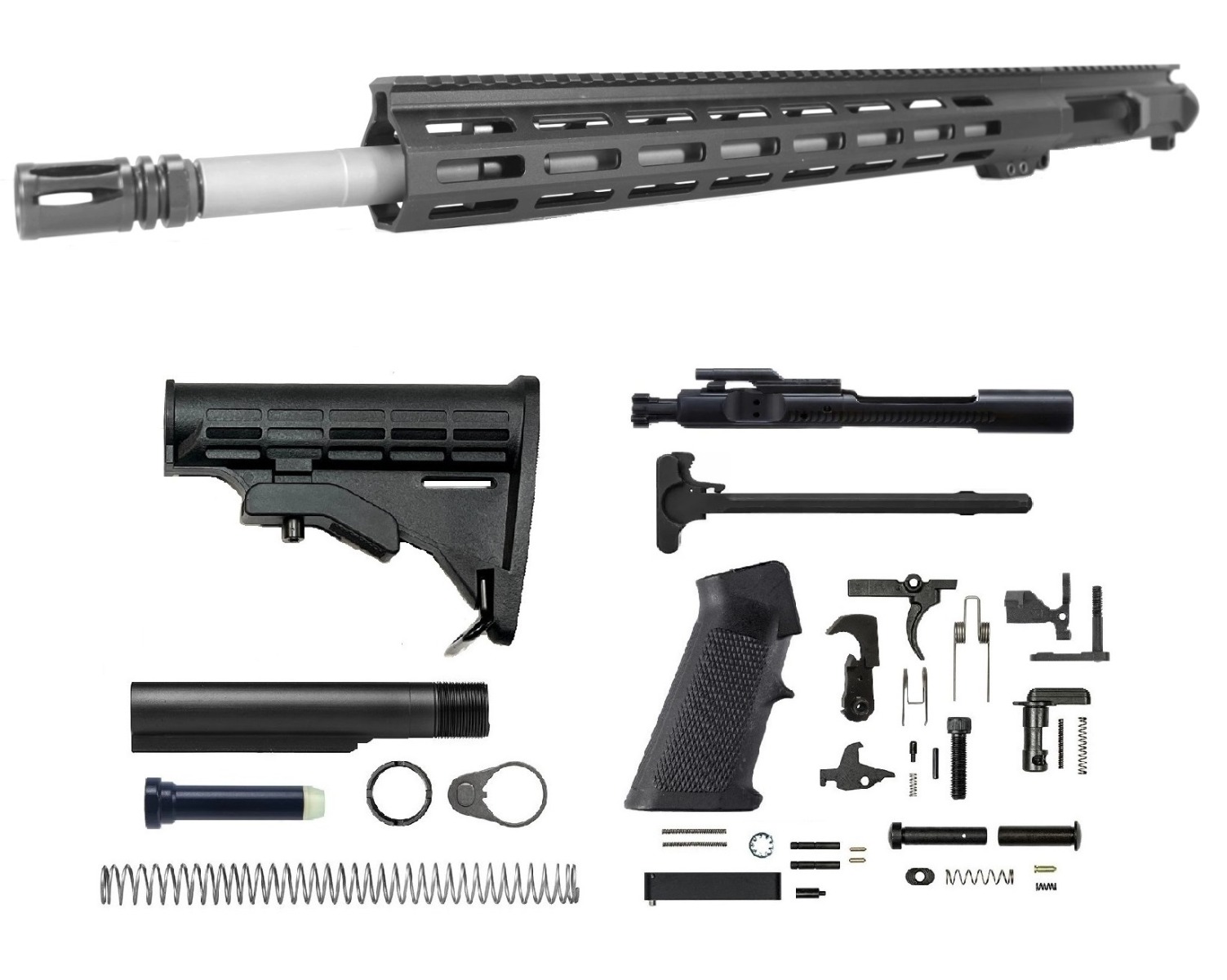 18 inch 223 Wylde Stainless Upper Kit | Left Hand