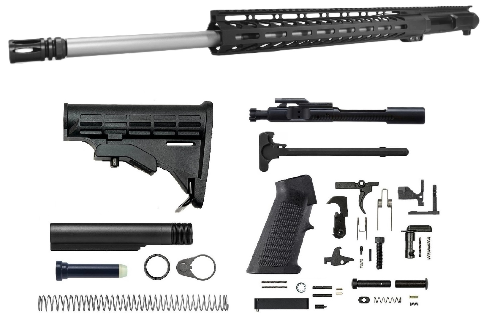 22 inch 223 Wylde Stainless Upper Kit | Left Hand