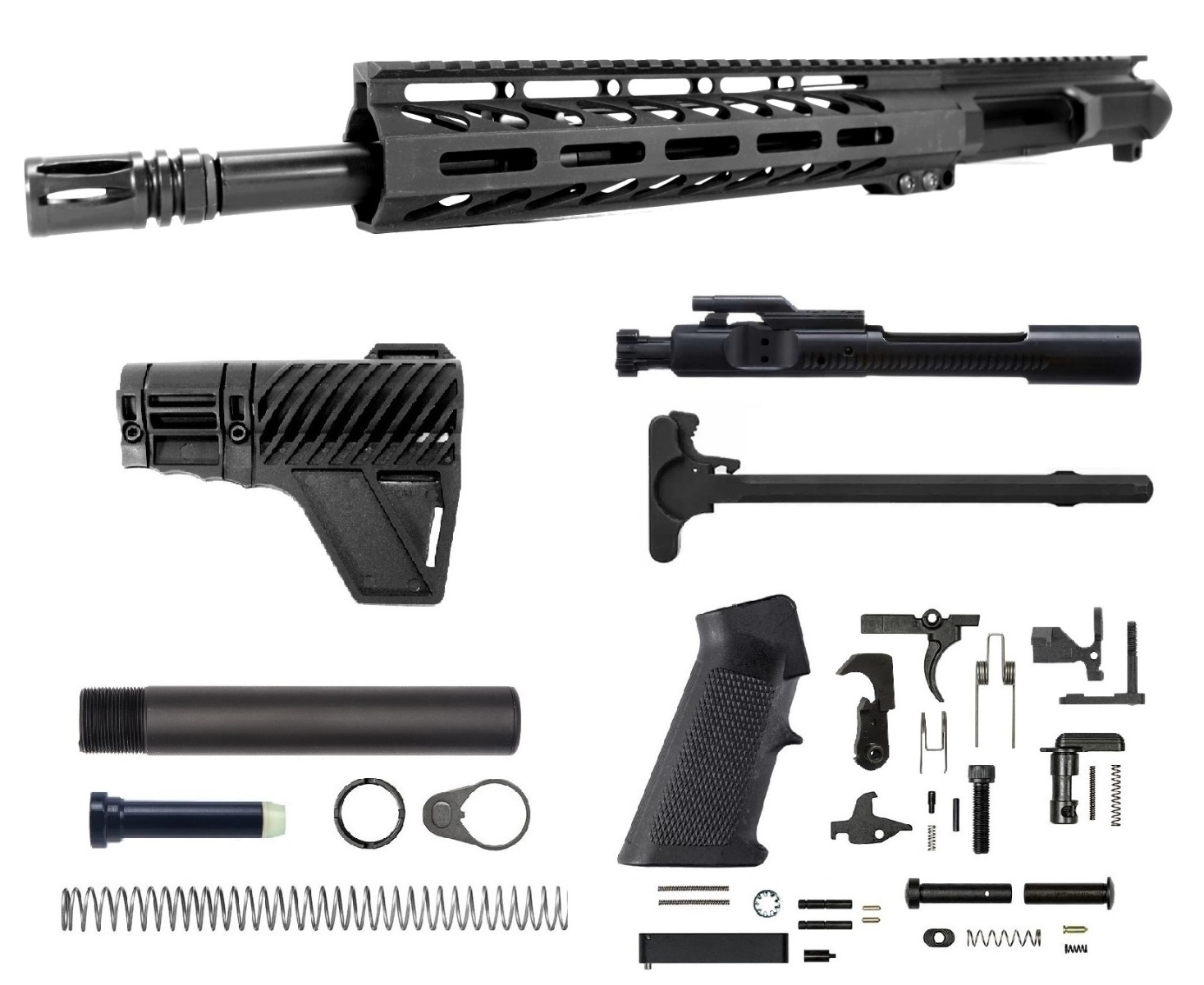 12.5 inch 5.56 NATO Left Hand Upper Kit | Pro2A Tactical