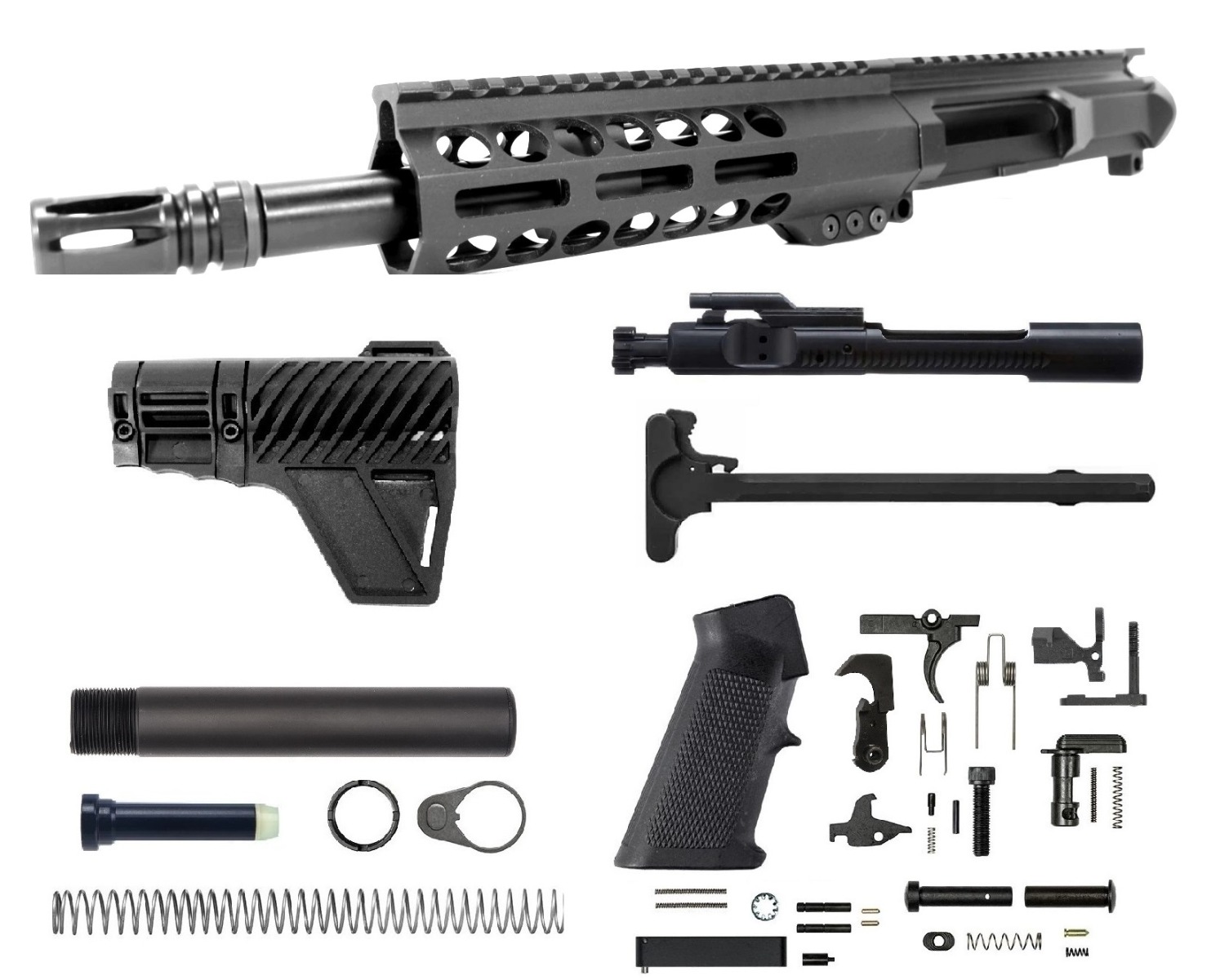 8.5 inch 300 Blackout Left Handed AR-15 Upper Kit | Pro2a Tactical
