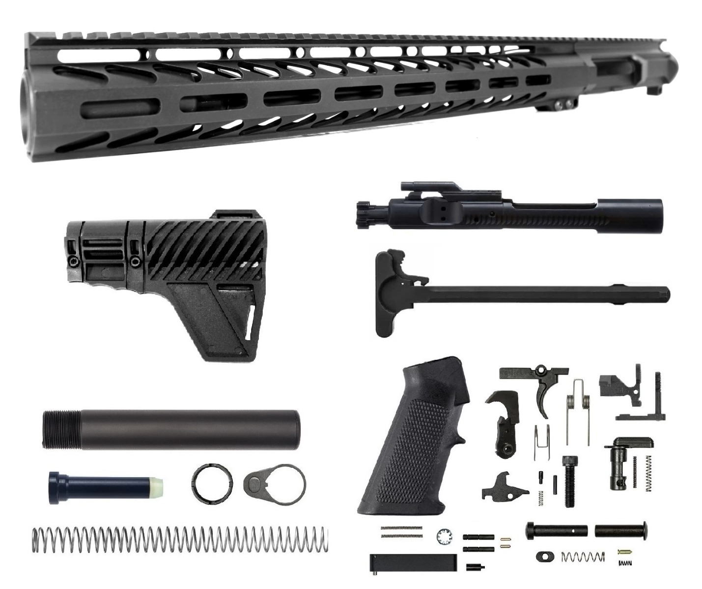 12.5 inch 300 Blackout Left Hand AR Upper Kit | Pro2a Tactical