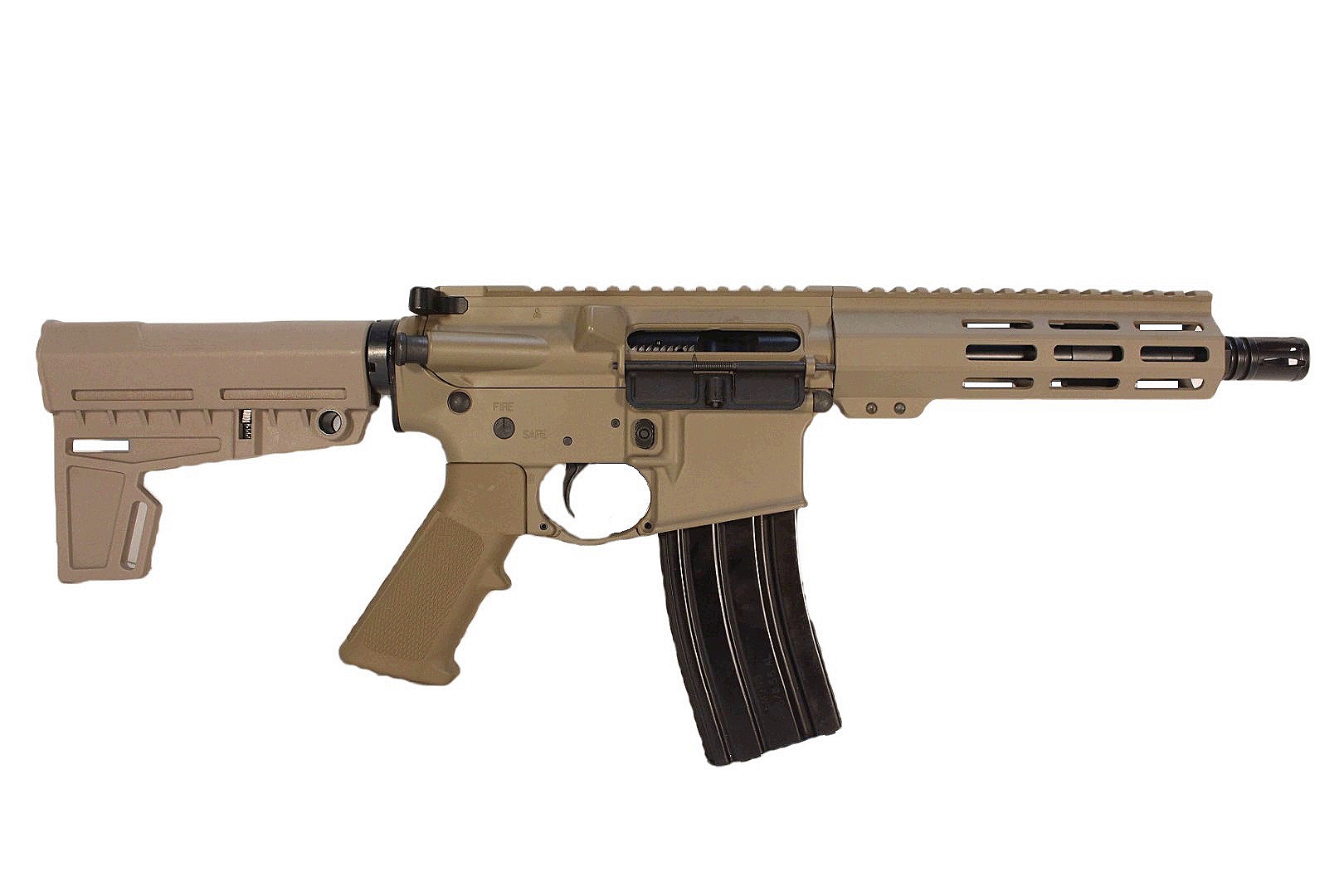 7.5 inch 5.56 NATO M-LOK Pistol | FDE | Lifetime Warranty