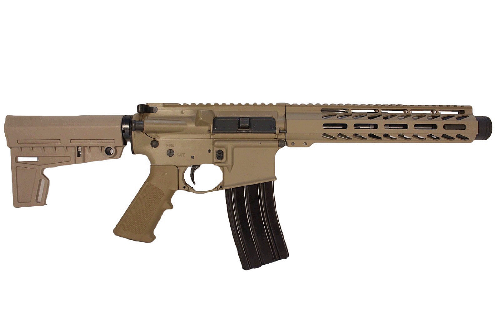 8 inch 5.56 NATO M-LOK Pistol | FDE | Lifetime Warranty