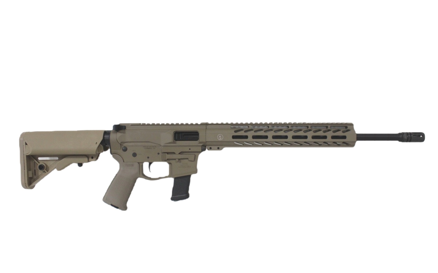 P2A HERO 16" 40 S&W 1/16 Pistol Caliber Melonite M-LOK Rifle - FDE