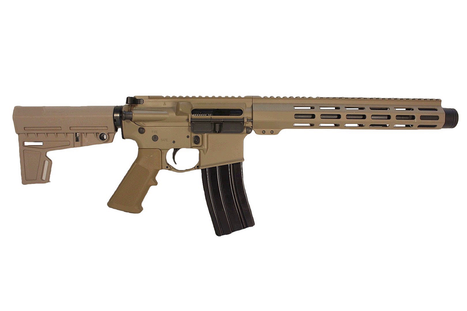 10.5 inch 5.56 NATO AR-15 Pistol | FDE | 100% USA MADE