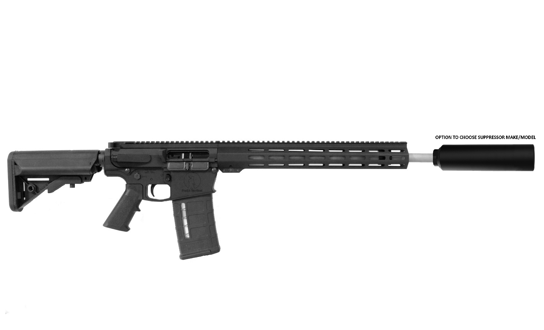 P2A PATRIOT 18" 308 Win Stainless Rifle + BYO Suppressor Package