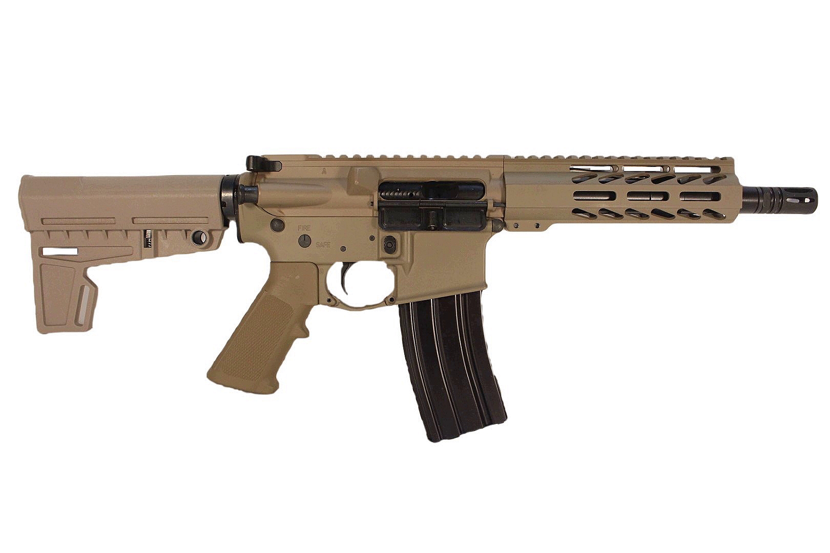 8.5 inch 458 Socom AR-15 Pistol | Magpul FDE | Made in the USA