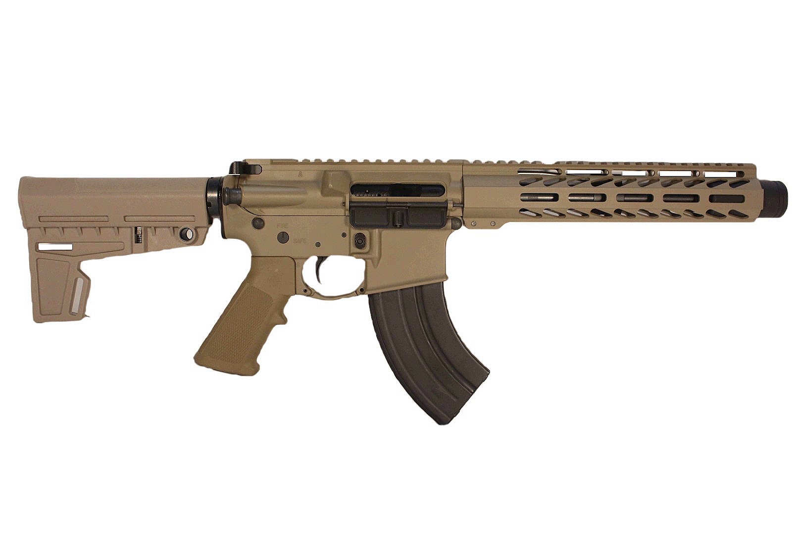 8.5 inch 9x39 Russian AR Pistol | FDE | Made in the USA