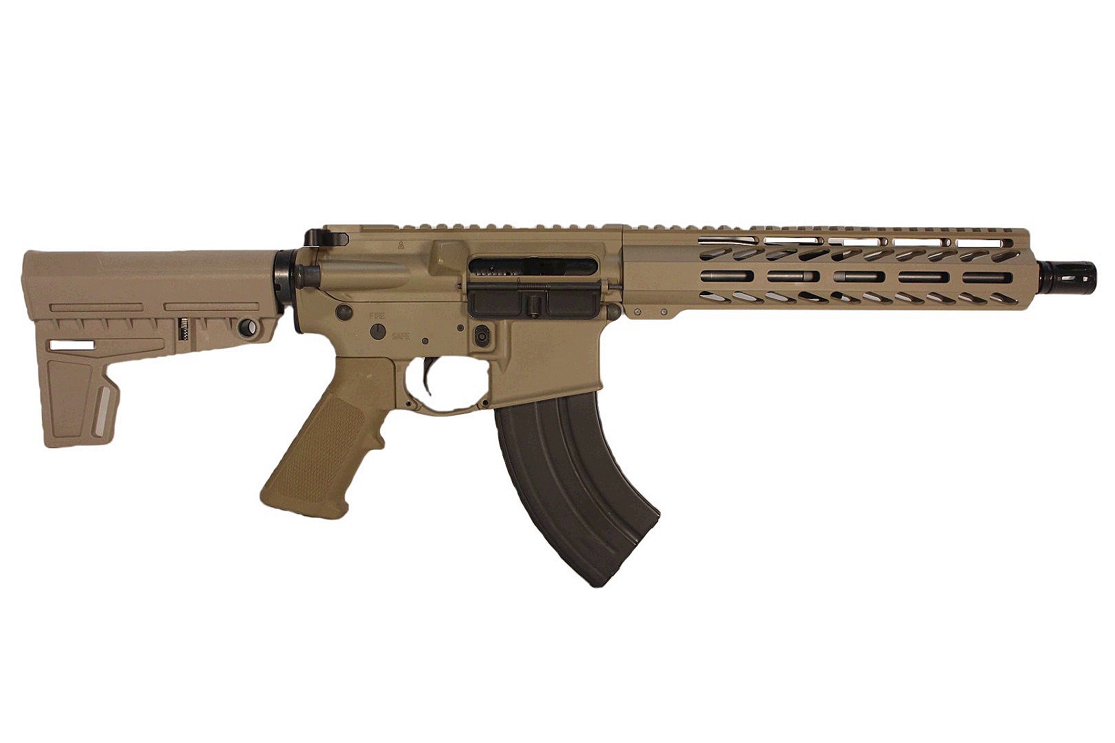 10.5 inch 9x39 Russian AR Pistol | FDE | Made in the USA