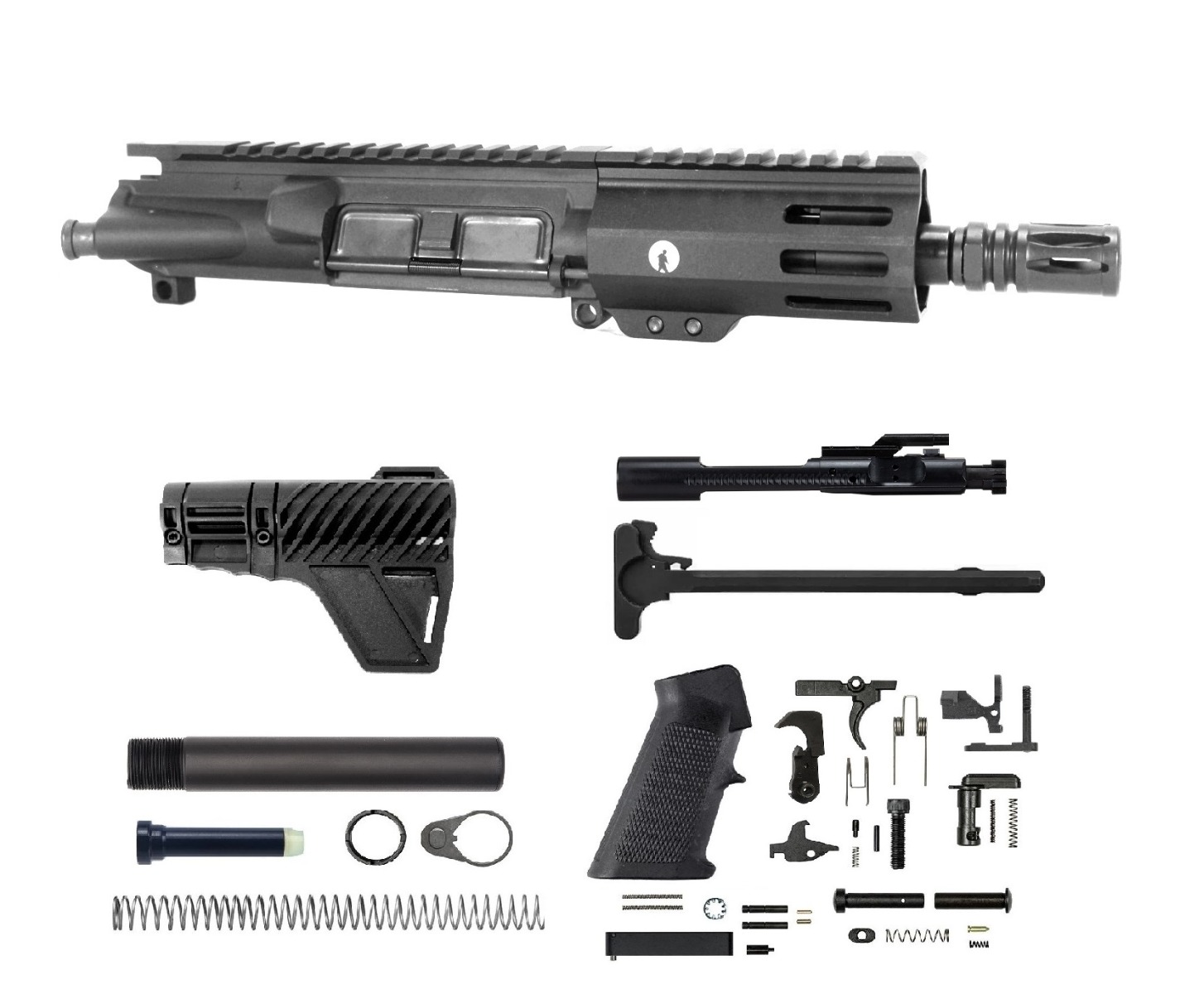 5 inch AR-15 5.56 NATO Micro Melonite M-LOK Upper Complete Kit Suppressor Ready | Pro2A Tactical