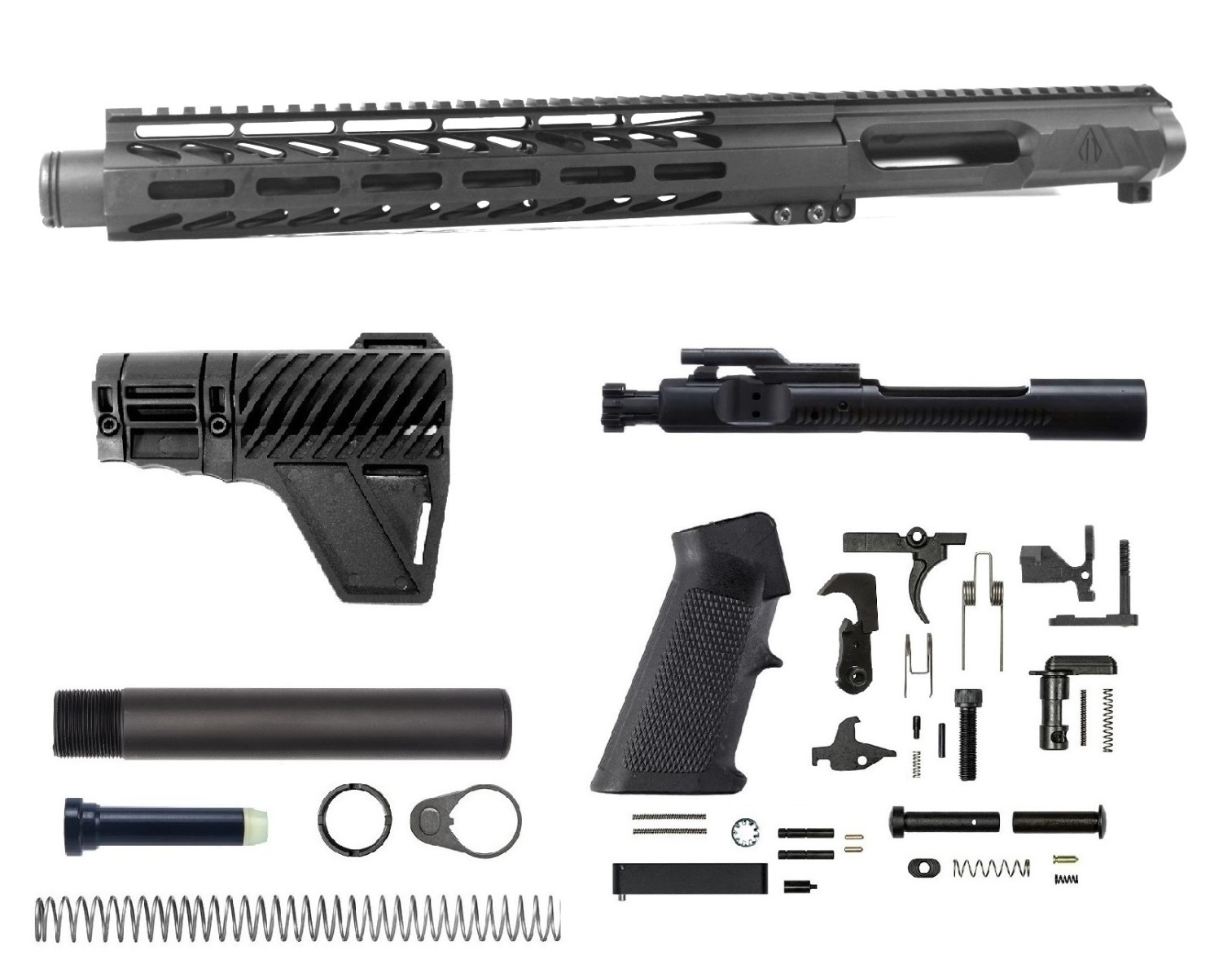 10.5 inch 300 Blackout Left Hand Side Charging Upper Kit | Pro2a Tactical