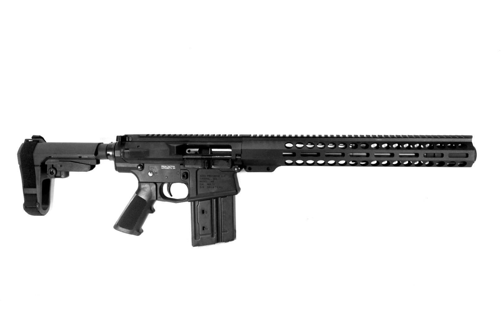 12.5 inch 308 Win AR-10 Pistol | Knockdown Power | Lifetime Warranty