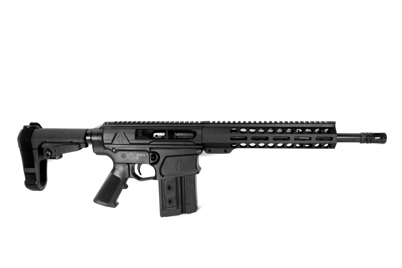 12.5 inch 8.6 Blackout AR-10 Complete Pistol 