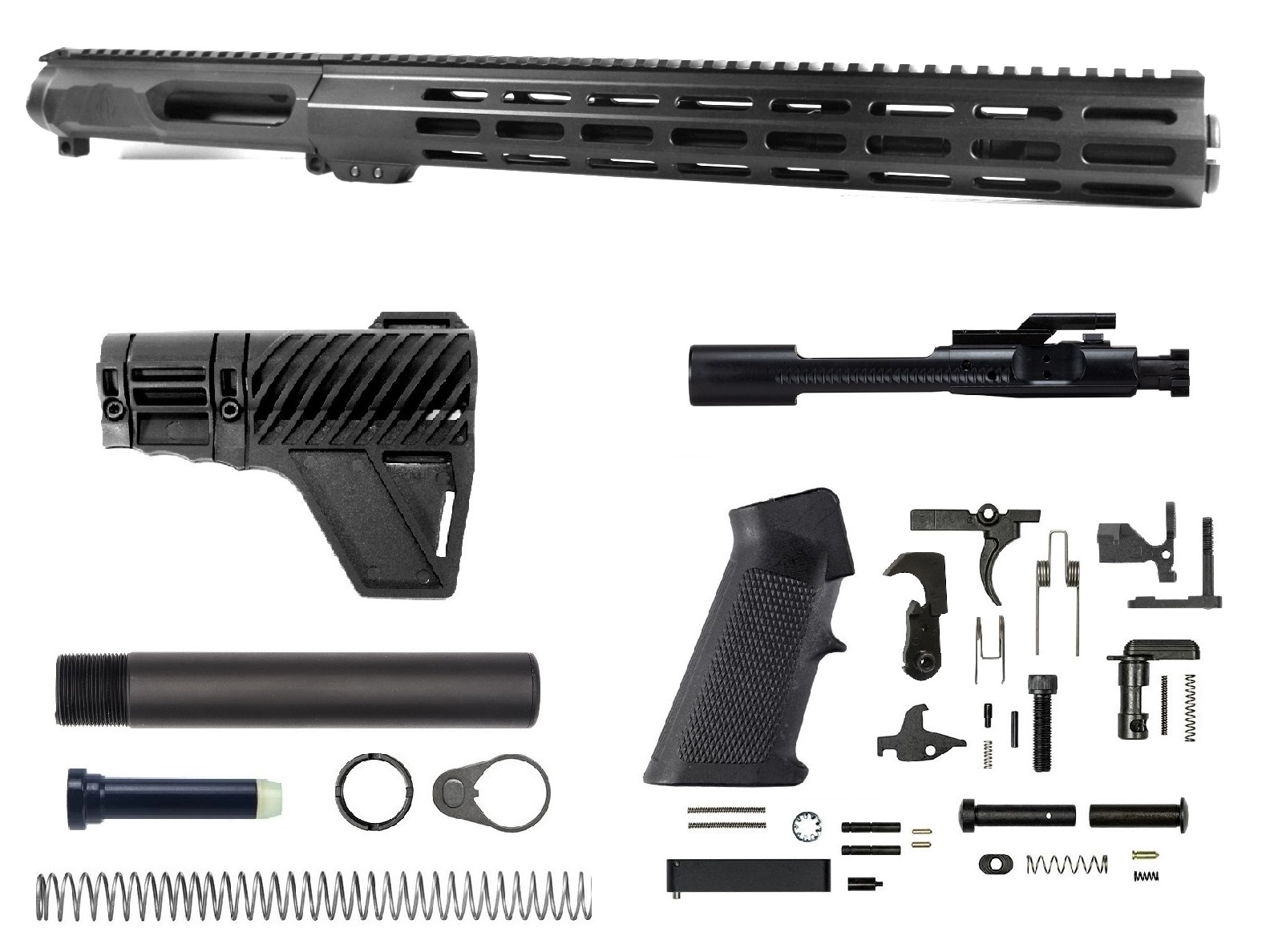 12.5 inch 6.5 Grendel AR Side Charging Upper Kit
