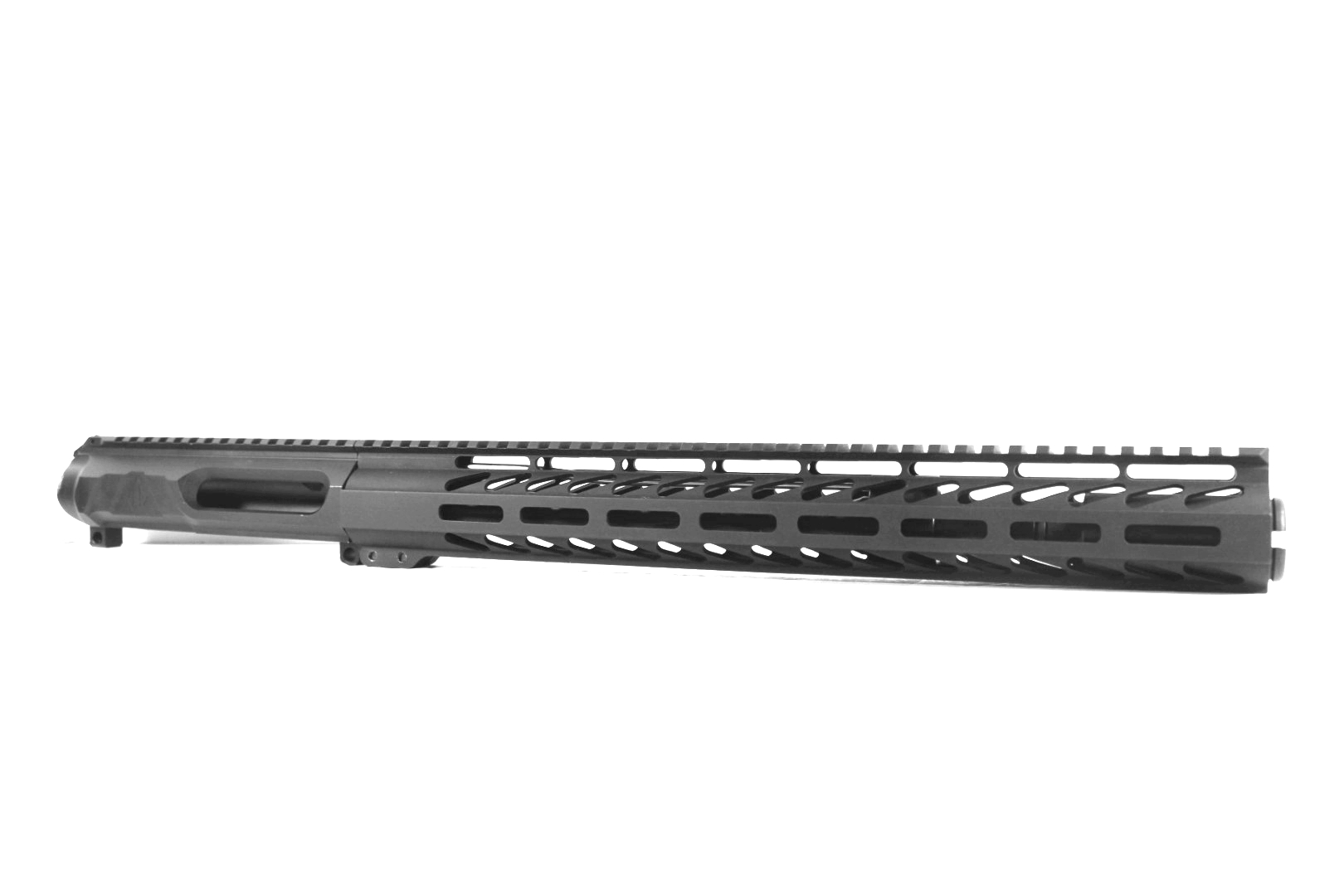 12.5 inch AR-15 Non Reciprocating Side Charging 9x39 Pistol Length M-LOK Keymod Melonite Upper w/Can