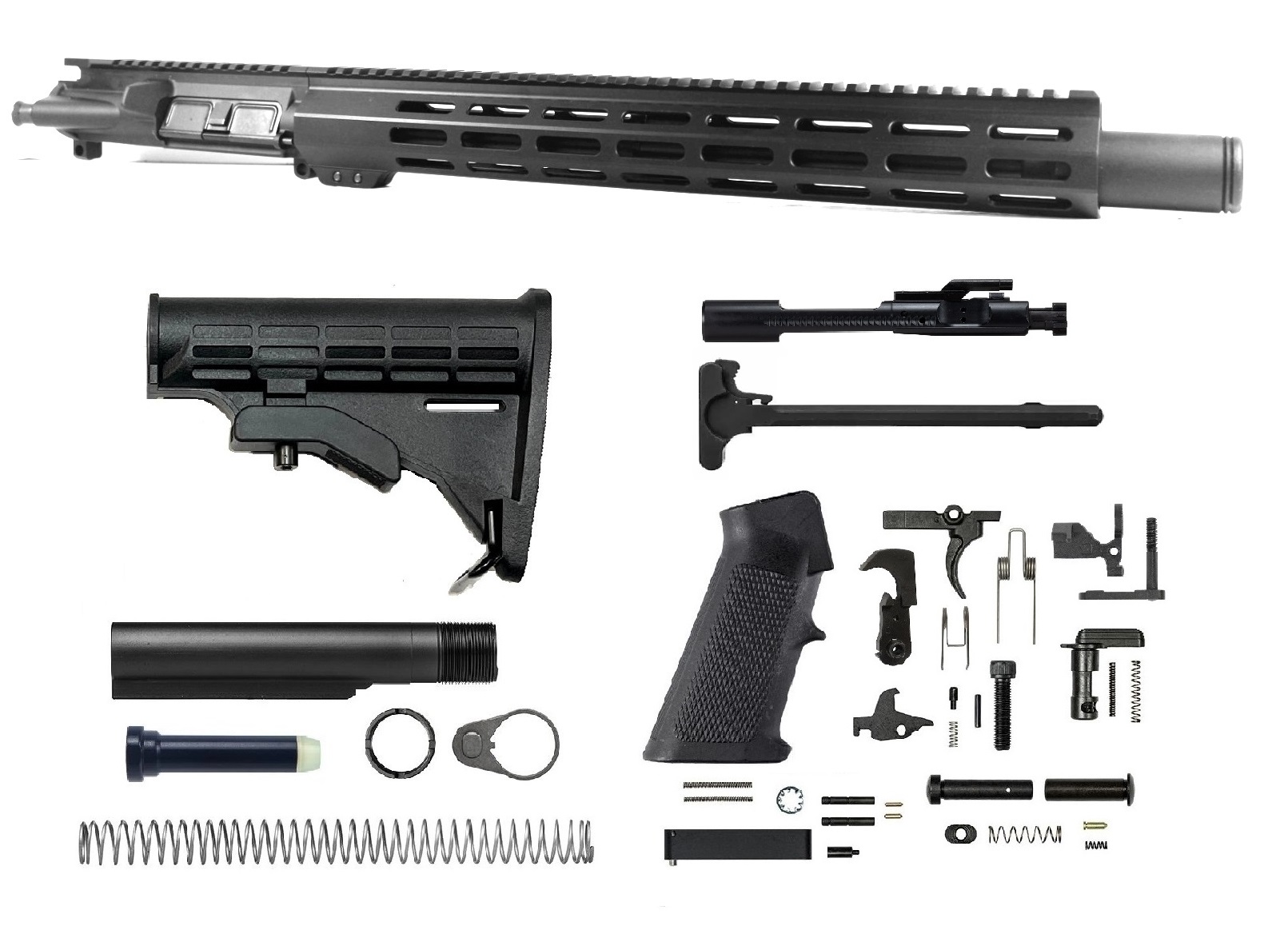 14.5 inch 5.56 NATO AR-15 Upper kit | Pinned & Welded