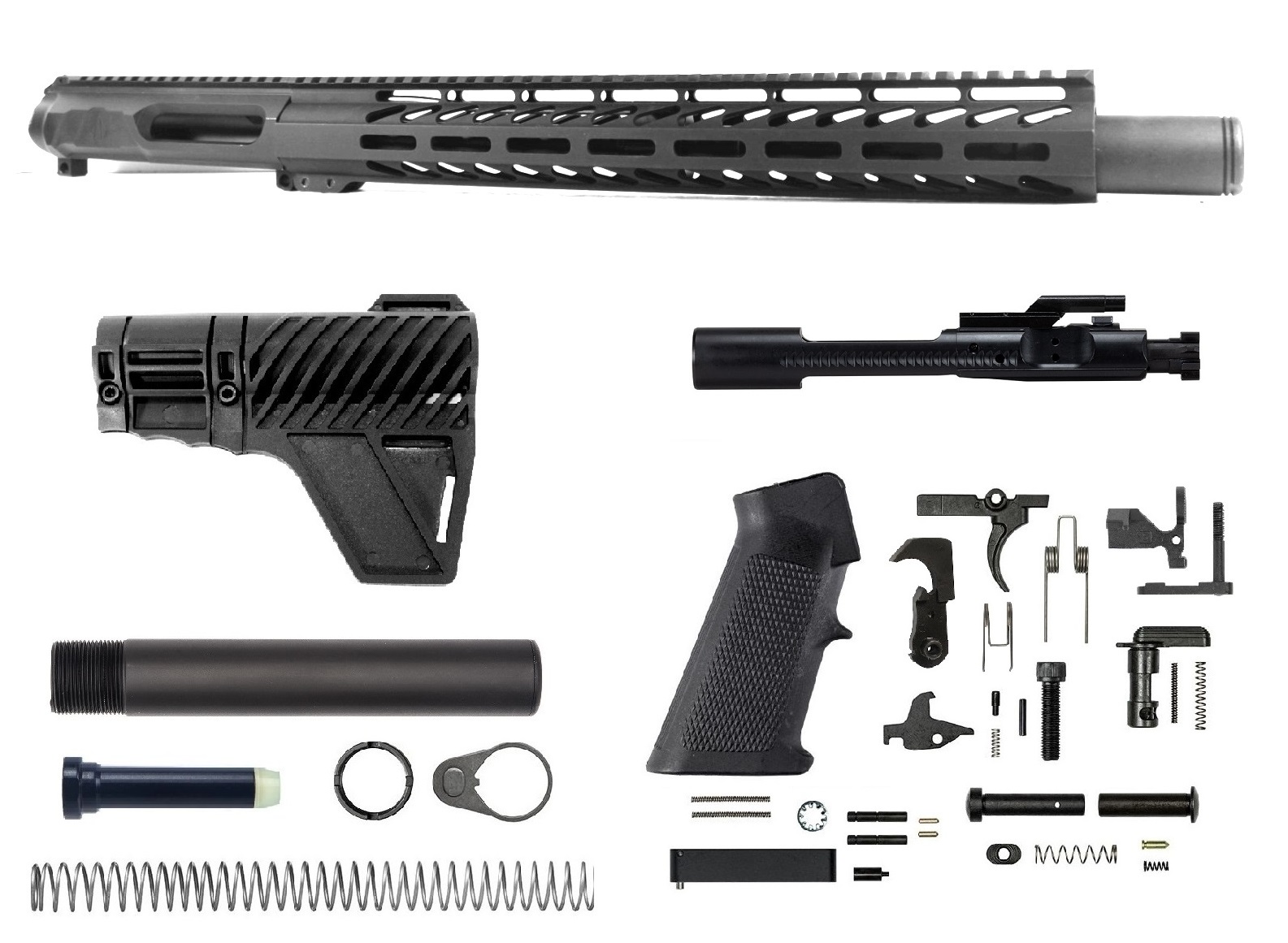 14.5 inch 5.56 NATO Side Charging Upper Kit | Pro2A Tactical