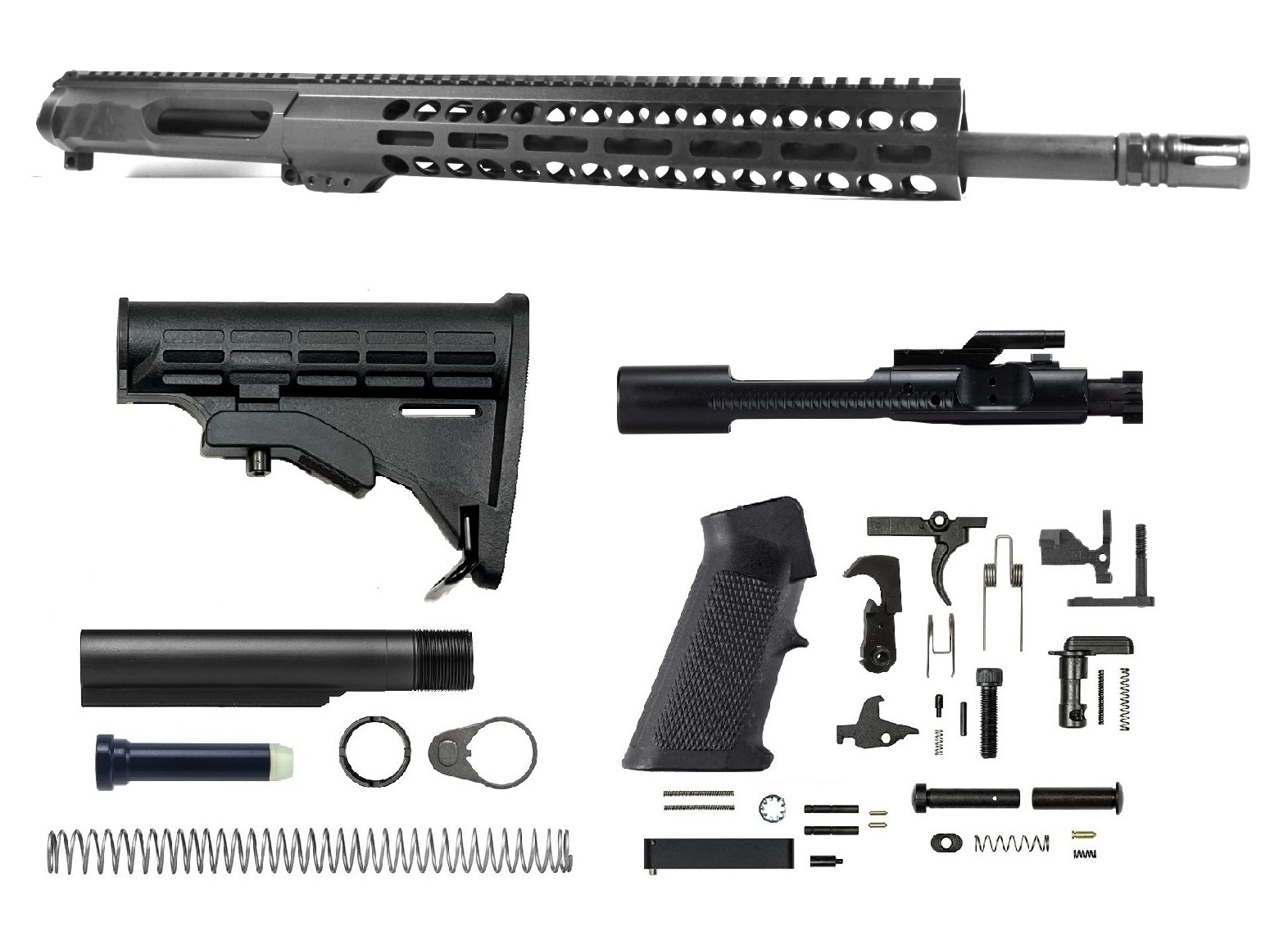 16 inch 300 Blackout Side Charging AR Upper Kit | Pro2a Tactical