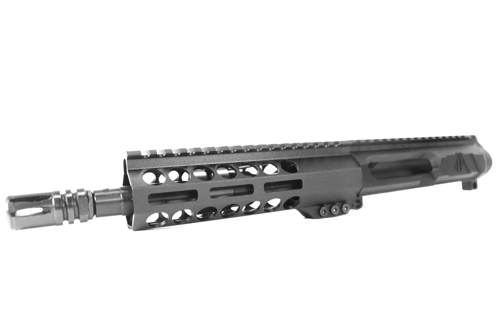 8 inch AR-15 LEFT HANDED AR-15 Non Reciprocating Side Charging 5.56 NATO Pistol Melonite Upper