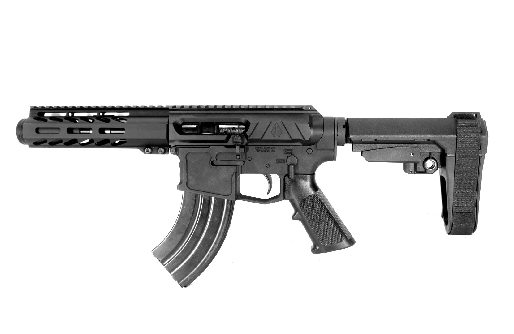5 inch LEFT 7.62x39 Pistol | NR Side Charging