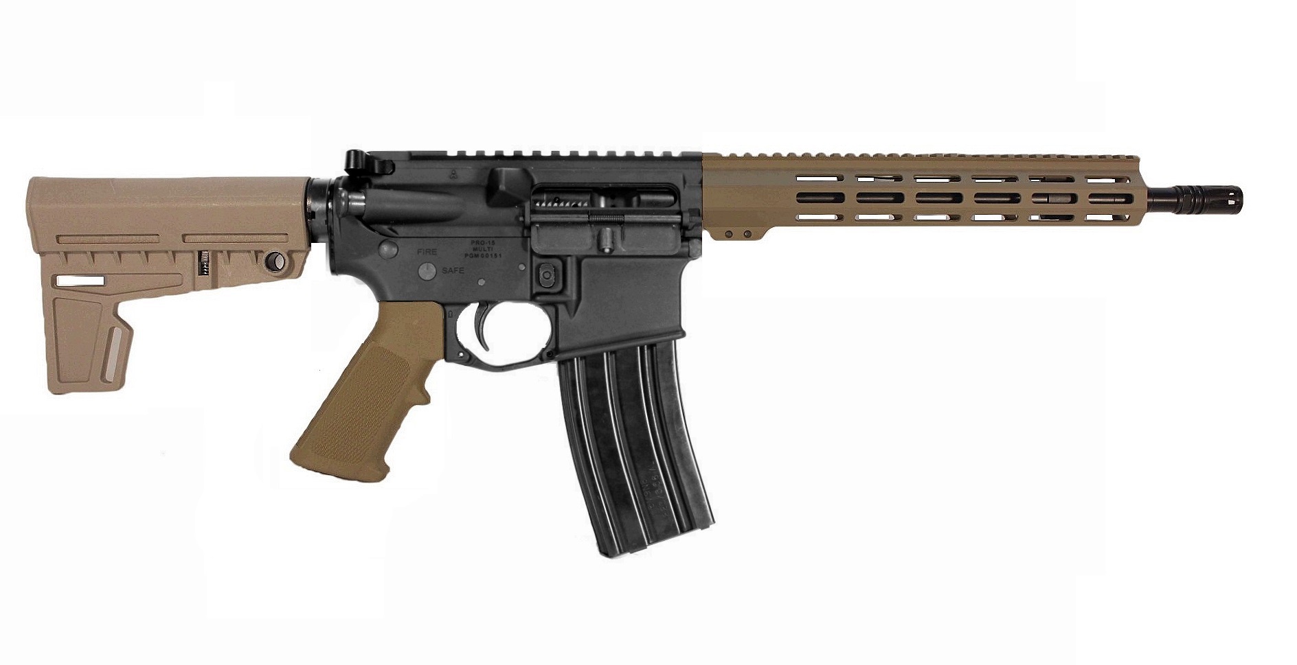 13.7 inch 5.56 NATO AR Pistol BLK/FDE | US MADE