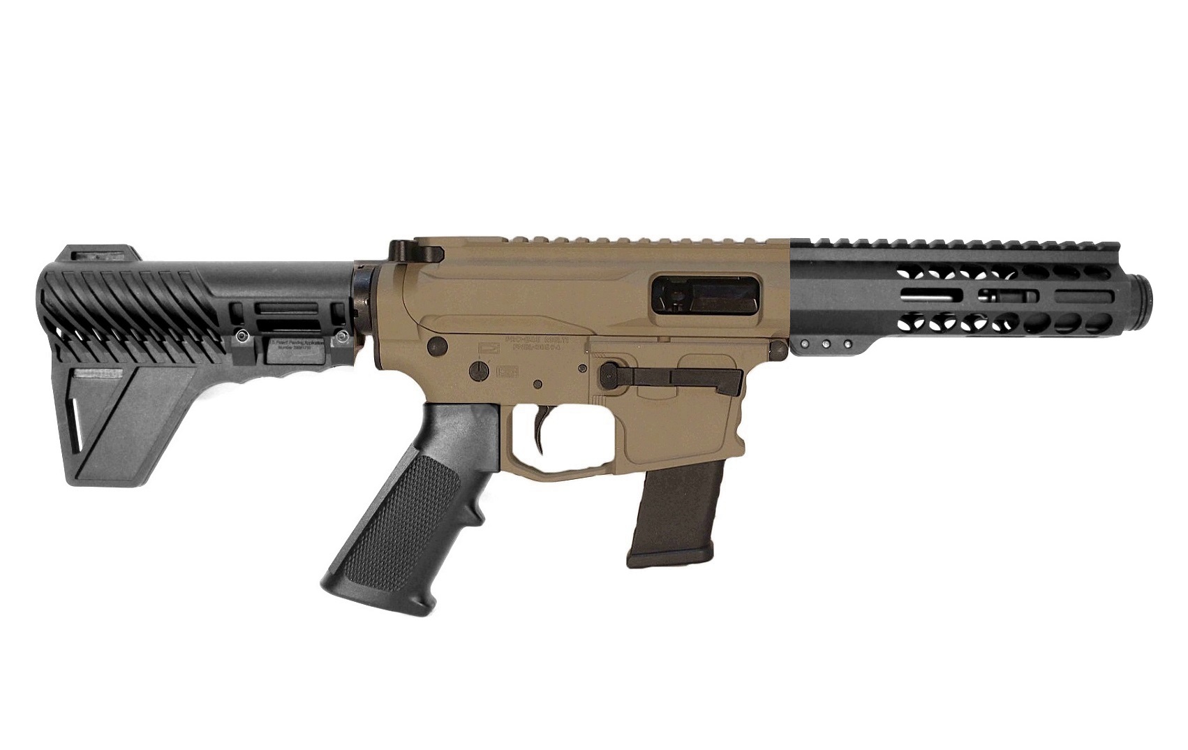 5 inch 45 ACP AR Pistol FDE/BLK 2 Color