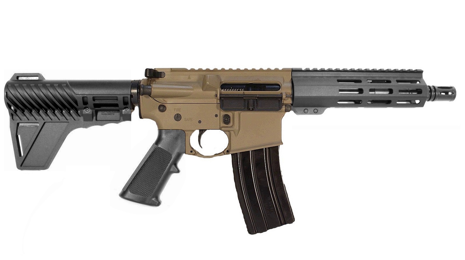 7.5 inch 350 Legend AR Pistol 2 Tone FDE/BLK
