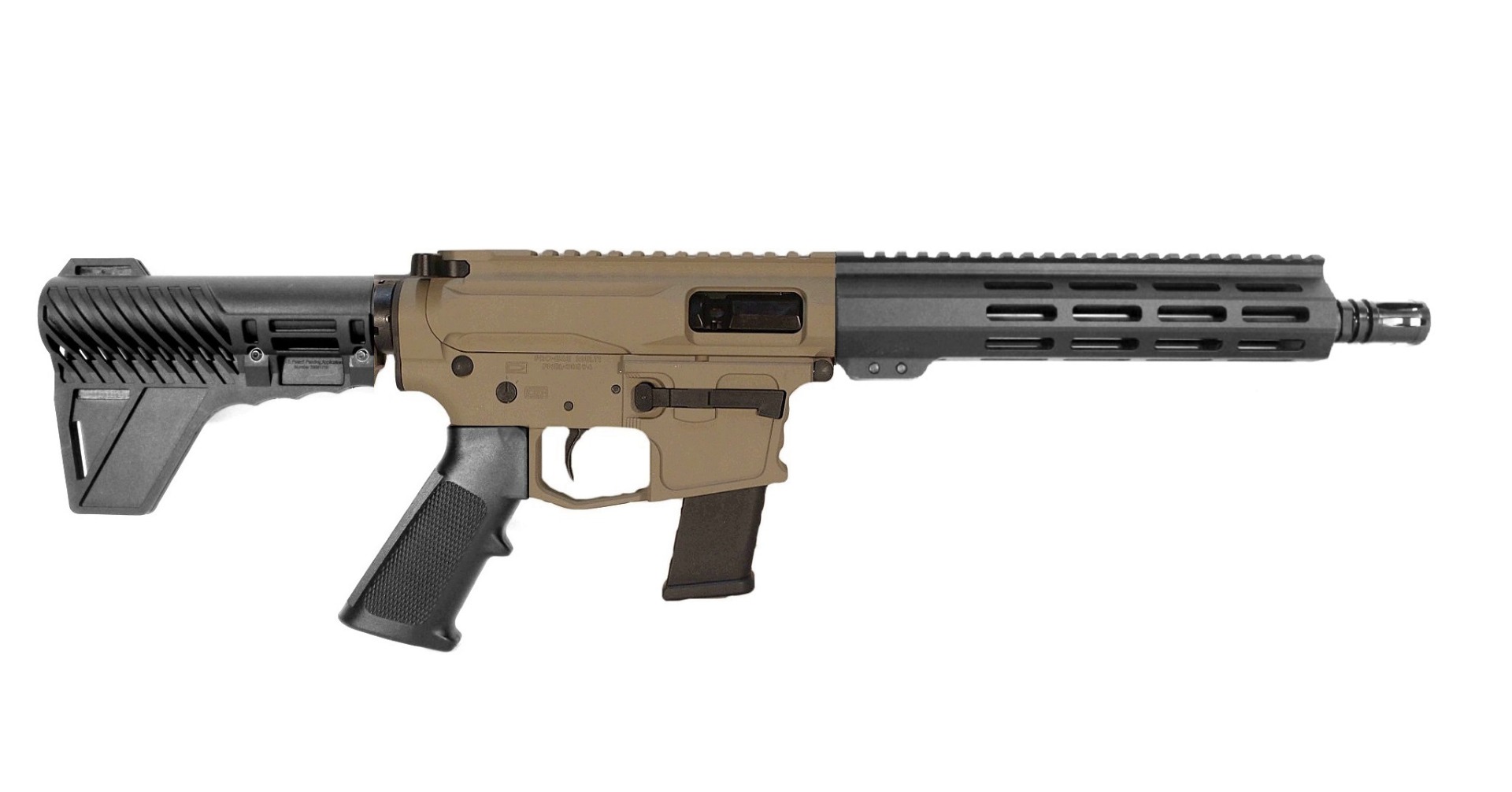 10.5 inch 45 ACP AR Pistol FDE/BLK 2 Tone
