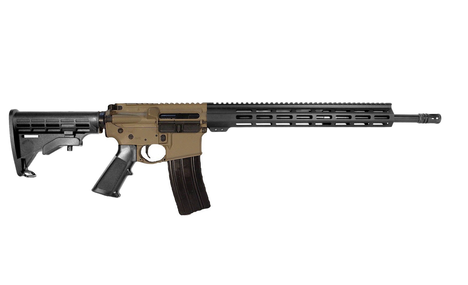 18 inch 458 Socom AR Rifle 2 Tone FDE/BLK