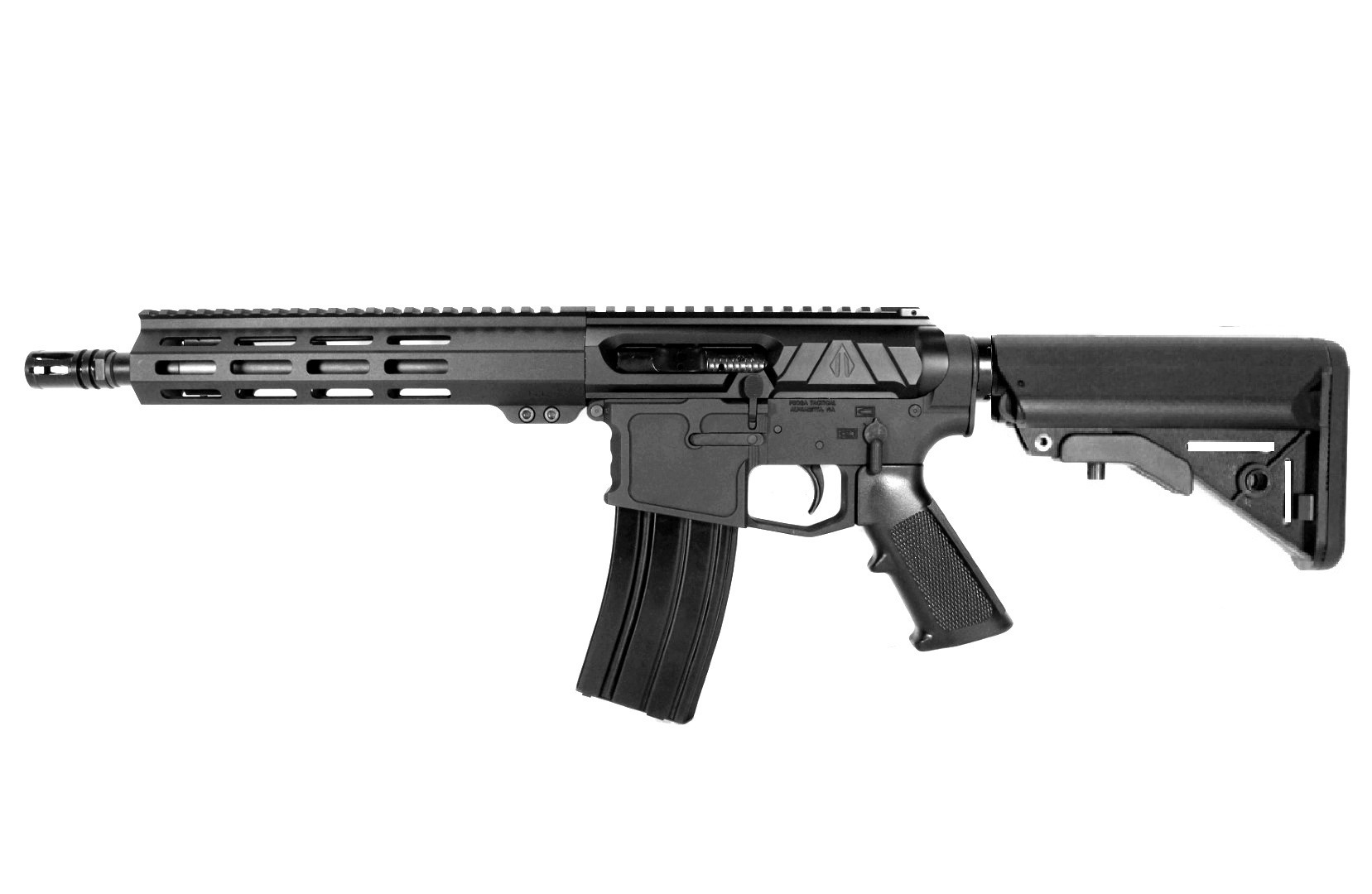 10.5 inch 5.56 NATO M-LOK Side Charging AR-15 Pistol | Left Handed | Pro2A Tactical