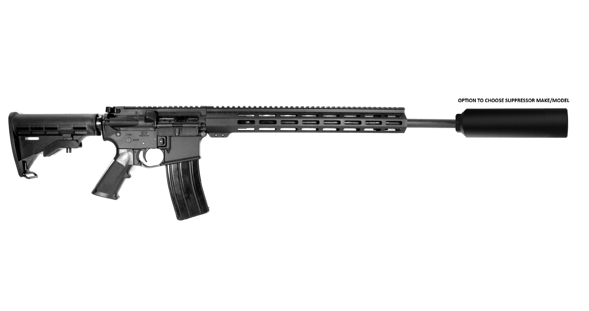 P2A PATRIOT 20" 5.56 NATO Rifle + BYO Suppressor Package