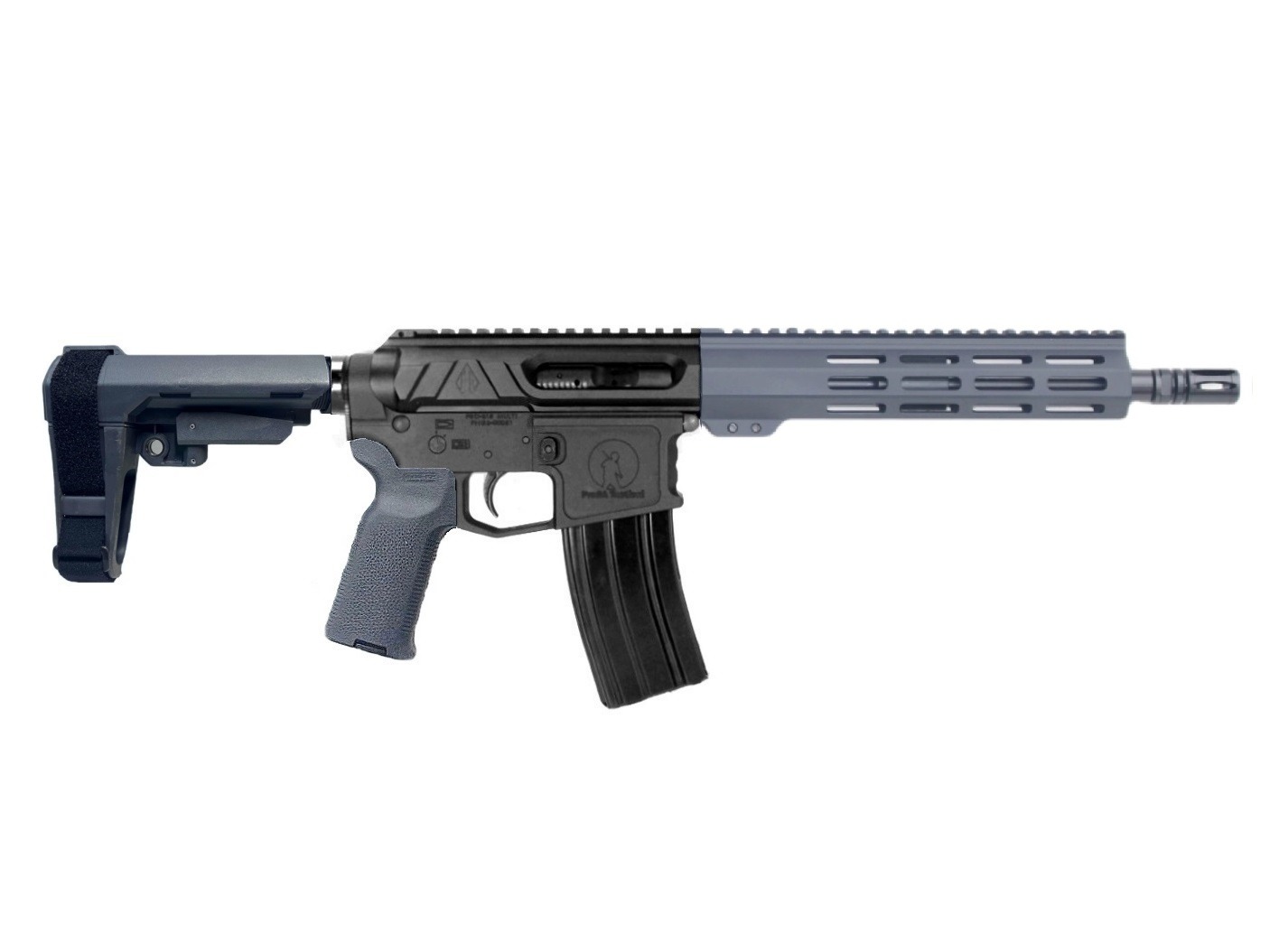 P2A VALIANT 10.5" 350 Legend 1/16 Pistol Length Melonite M-LOK Pistol - BLK/GRAY