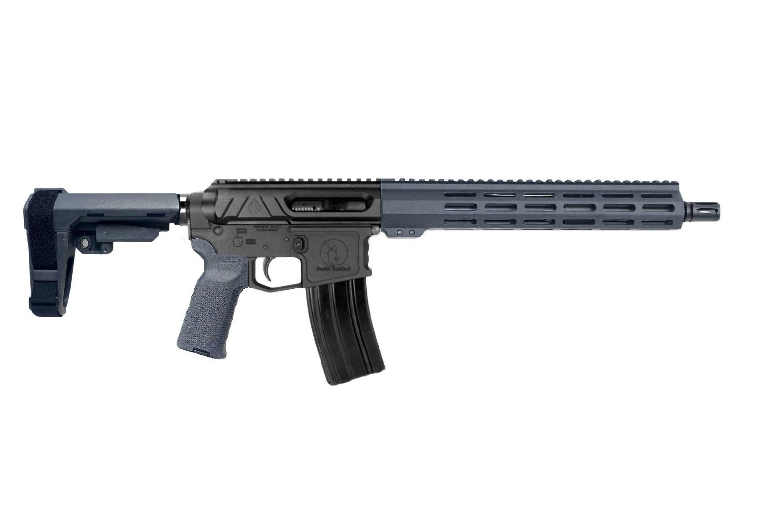 P2A VALIANT 12.5" 350 Legend 1/16 Pistol Length Melonite M-LOK Pistol - BLK/GRAY