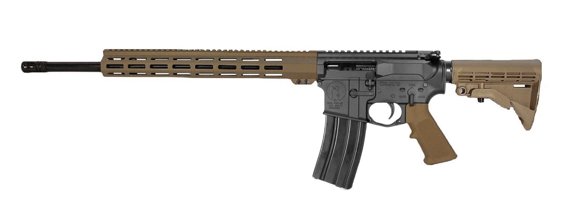 20" 224 Valkyrie Left Hand AR-15 Rifle BLK/FDE