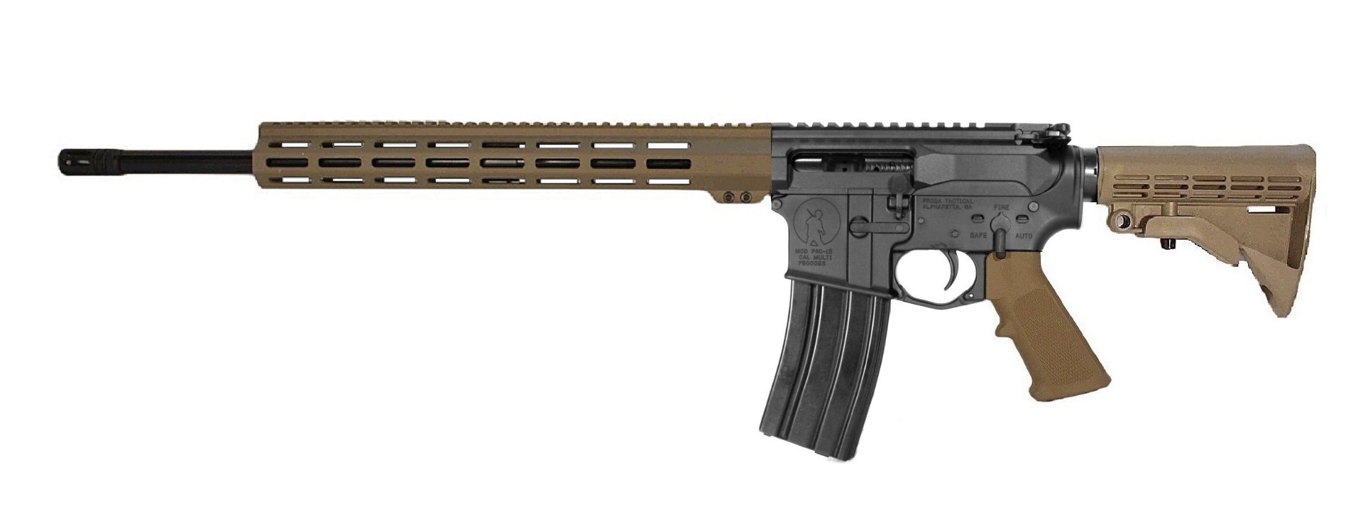 18" 350 Legend Left Handed AR Rifle BLK/FDE