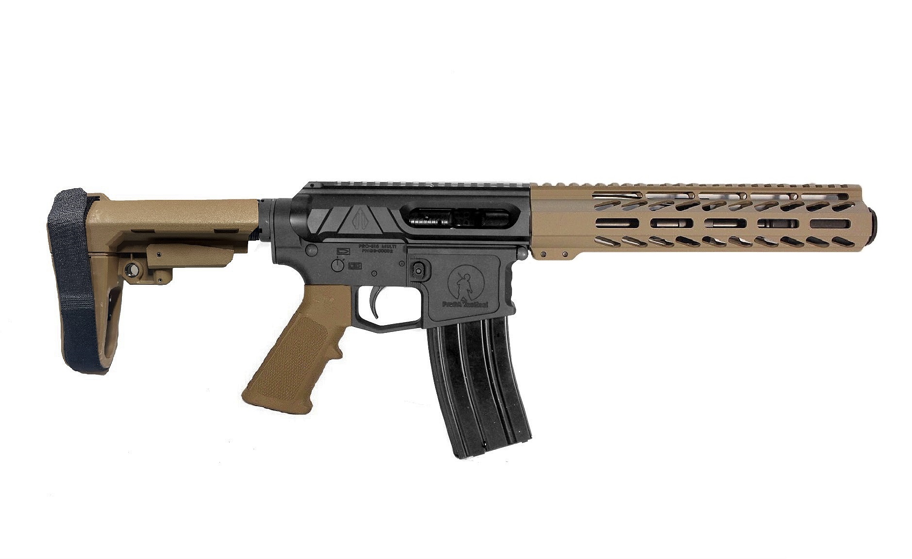 7.5" 300 BLK Valiant AR Pistol w/Flash Can 