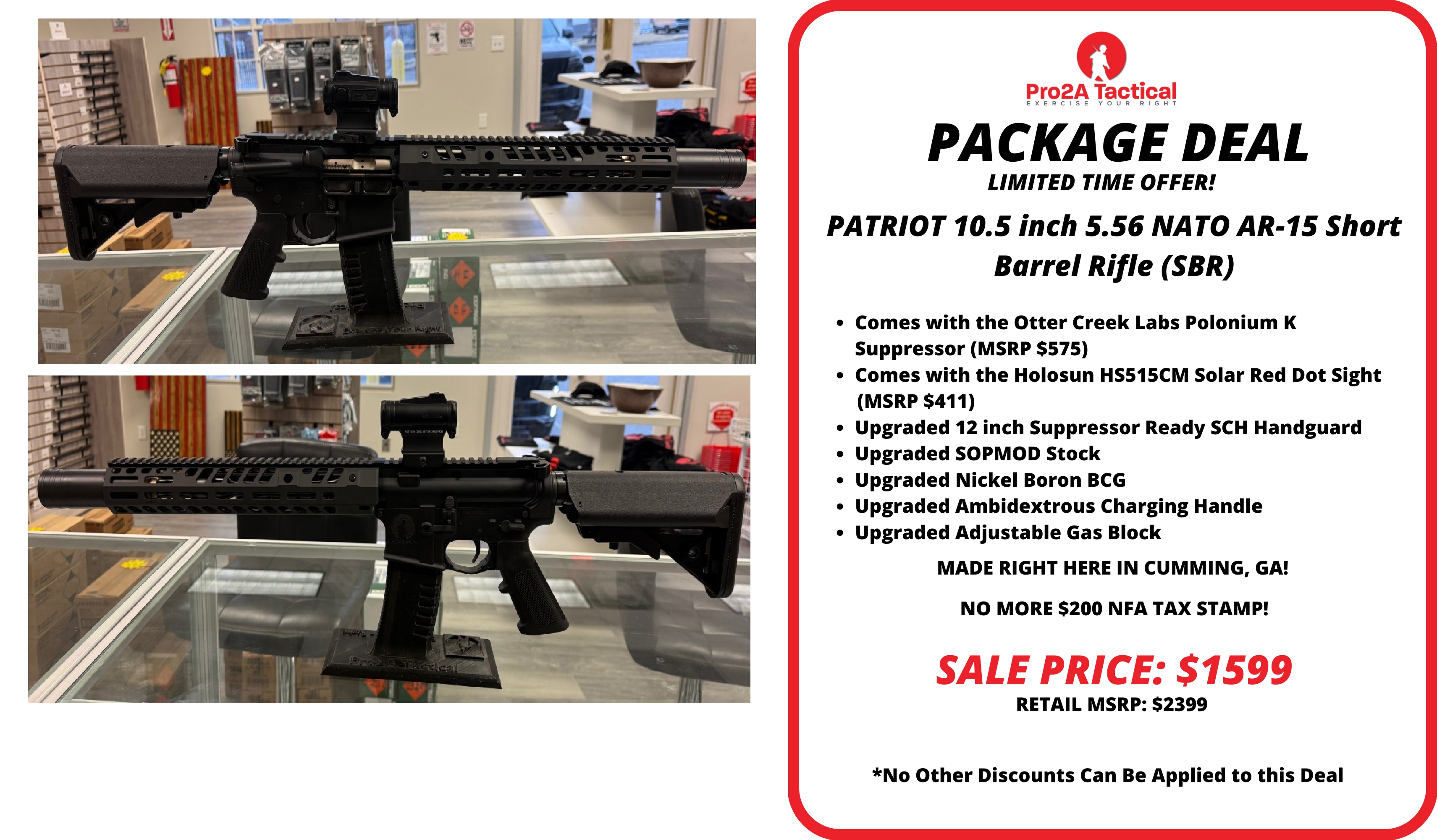 In Store Special! 